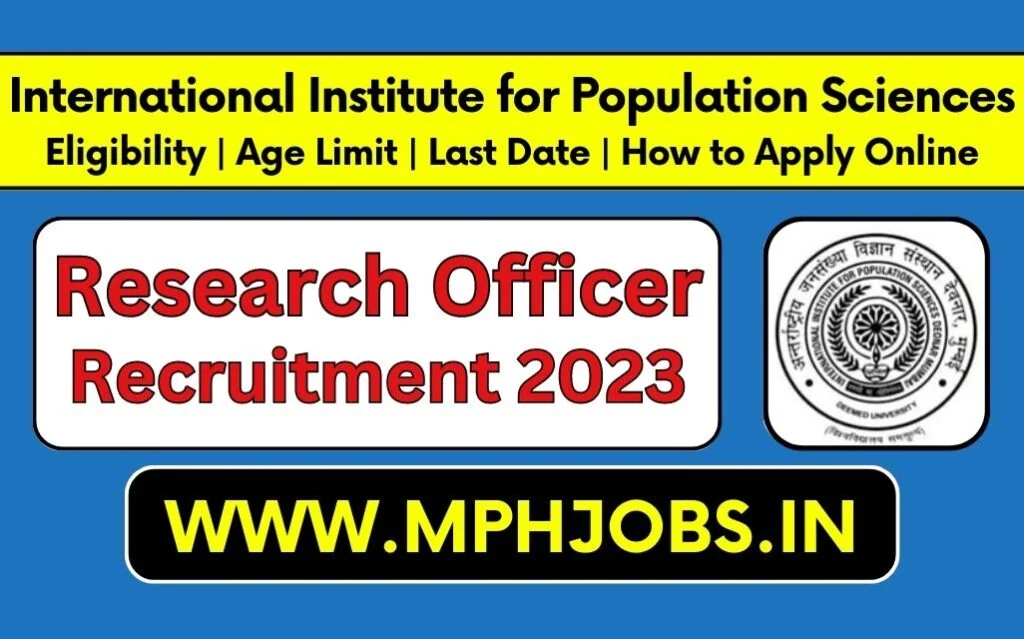 IIPS Recruitment 2023 