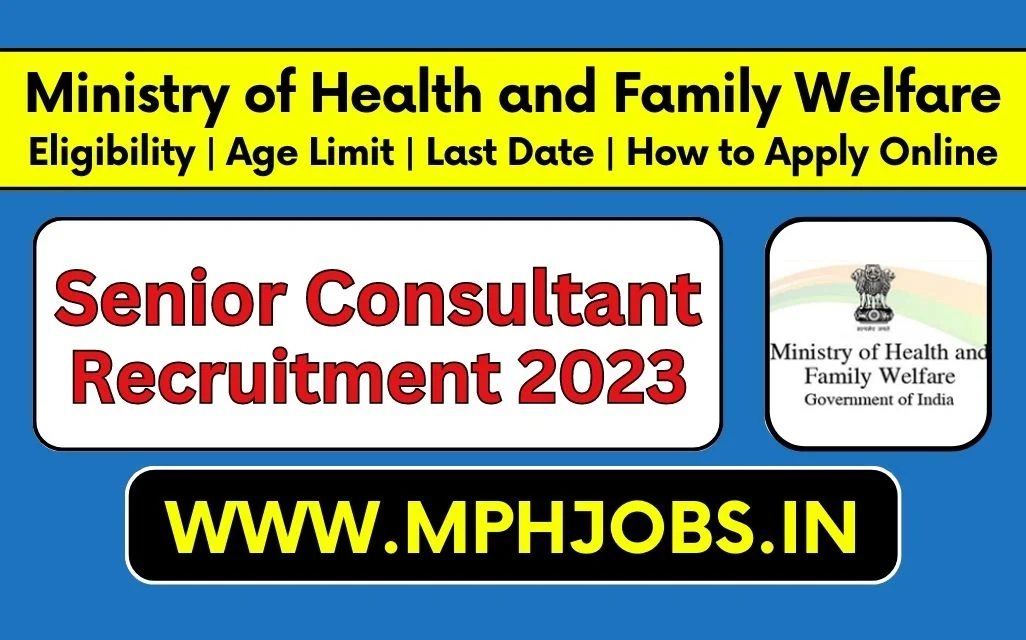 MoHFW Recruitment 2023 