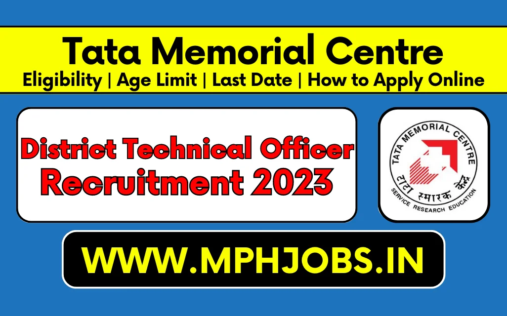 Tata Memorial Centre Recruitment 2023