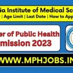 MPH Admission 2023