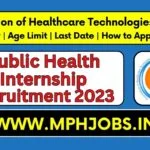 Public Health Internship 2023